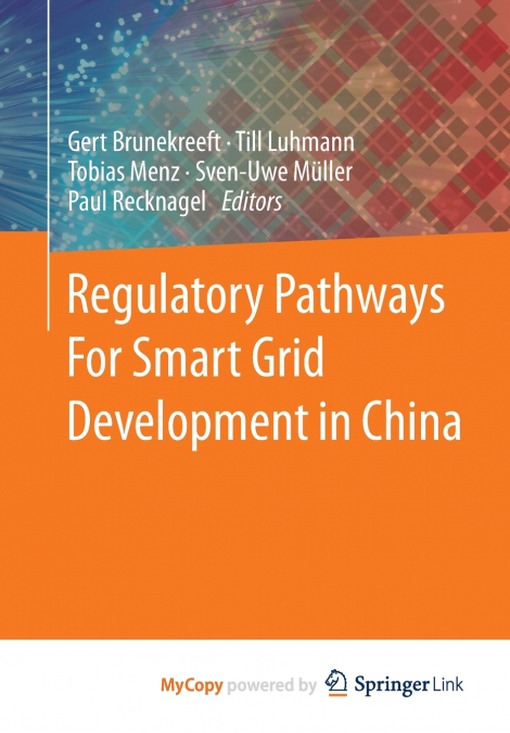 Regulatory Pathways For Smart Grid Development in China