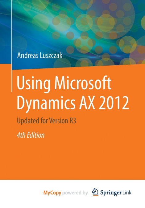 Using Microsoft Dynamics AX 2012