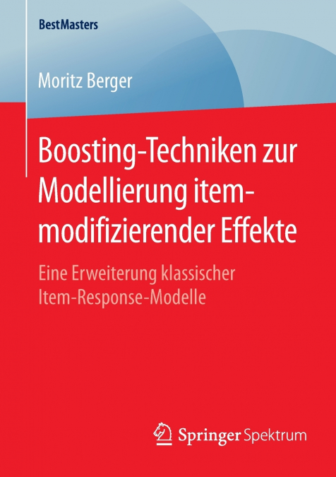 Boosting-Techniken zur Modellierung itemmodifizierender Effekte
