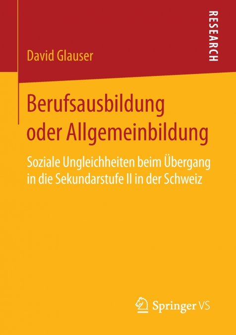 Berufsausbildung oder Allgemeinbildung