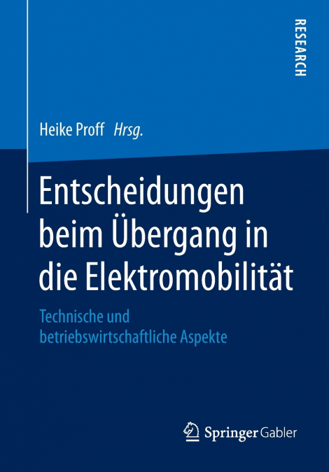 Entscheidungen beim Übergang in die Elektromobilität