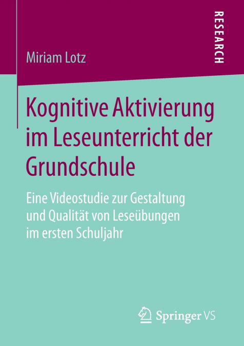 Kognitive Aktivierung im Leseunterricht der Grundschule