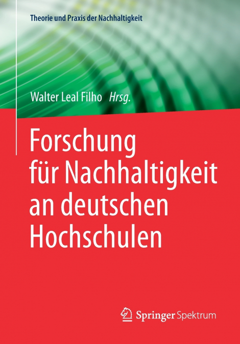 Forschung für Nachhaltigkeit an deutschen Hochschulen