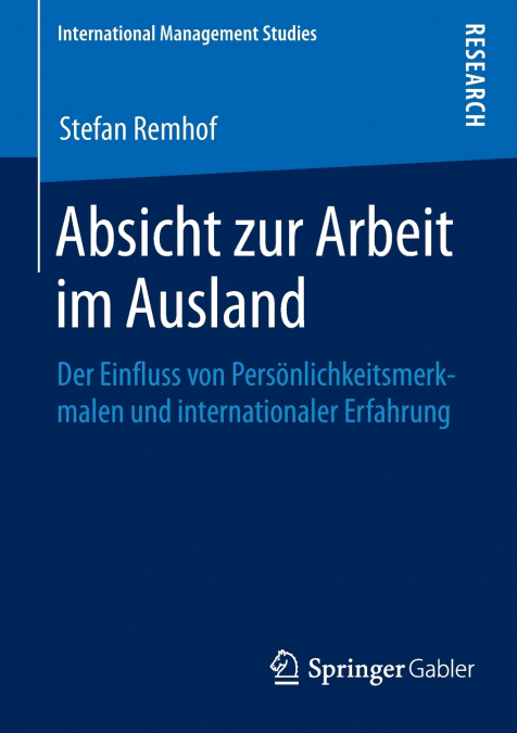 Absicht zur Arbeit im Ausland