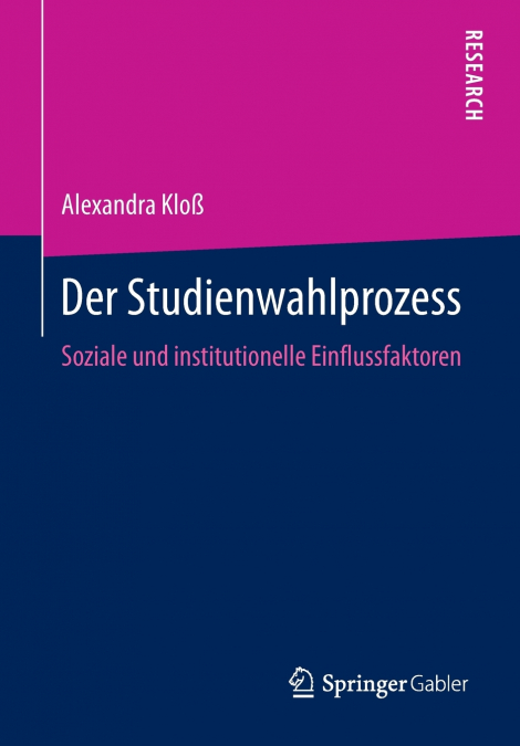 Der Studienwahlprozess