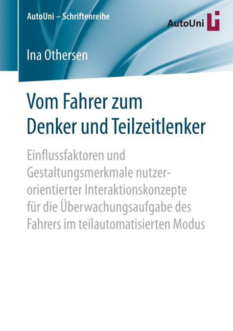 Vom Fahrer zum Denker und Teilzeitlenker