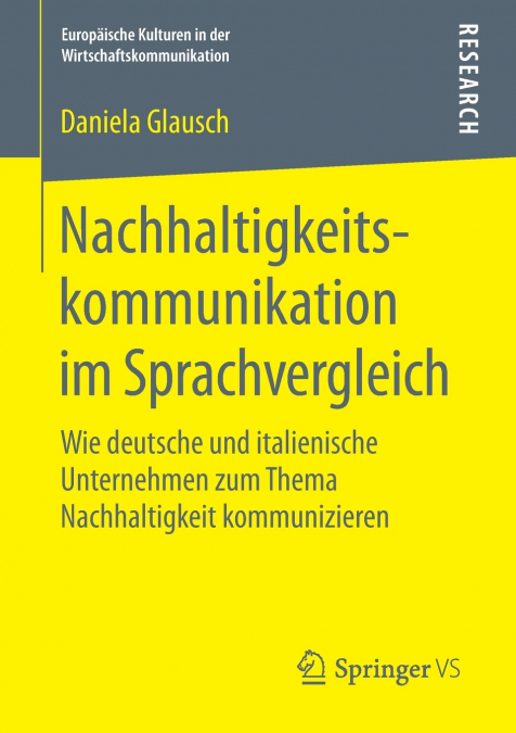 Nachhaltigkeitskommunikation im Sprachvergleich