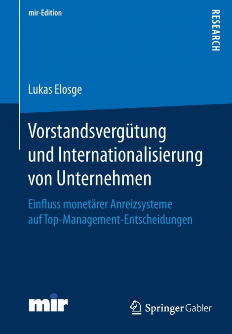 Vorstandsvergütung und Internationalisierung von Unternehmen