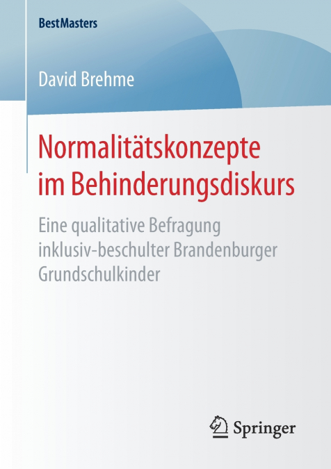 Normalitätskonzepte im Behinderungsdiskurs
