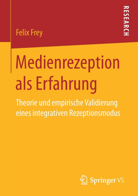 Medienrezeption als Erfahrung