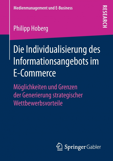 Die Individualisierung des Informationsangebots im E-Commerce