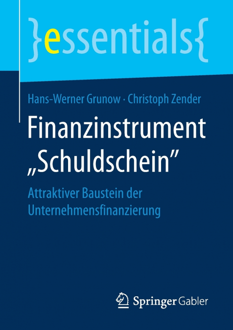 Finanzinstrument „Schuldschein'