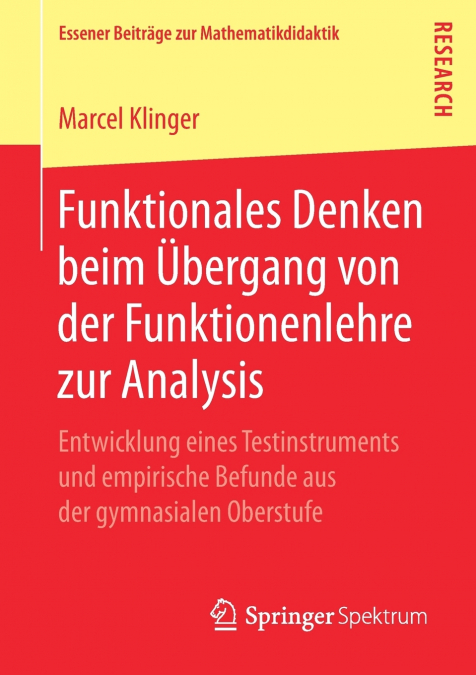 Funktionales Denken beim Übergang von der Funktionenlehre zur Analysis