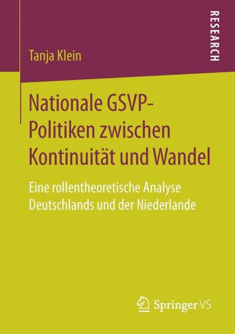 Nationale GSVP-Politiken zwischen Kontinuität und Wandel