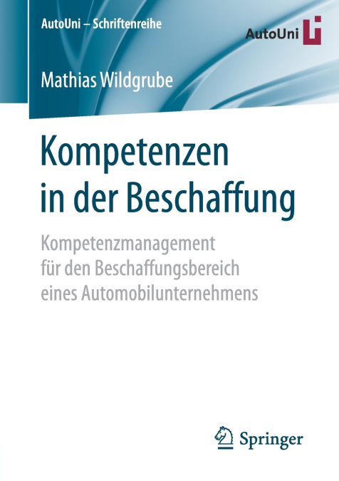 Kompetenzen in der Beschaffung