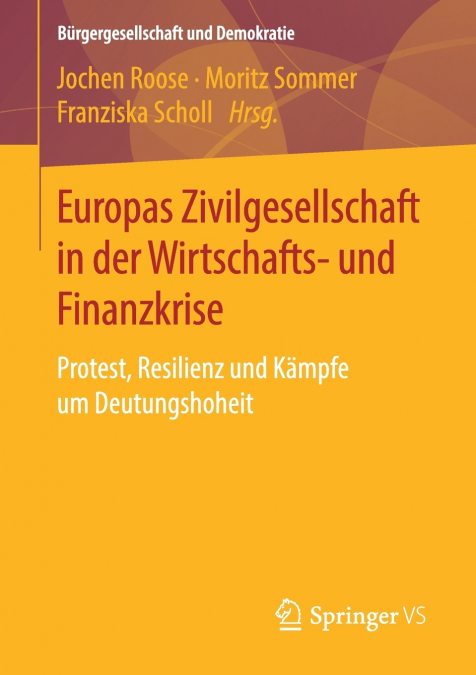Europas Zivilgesellschaft in der Wirtschafts- und Finanzkrise
