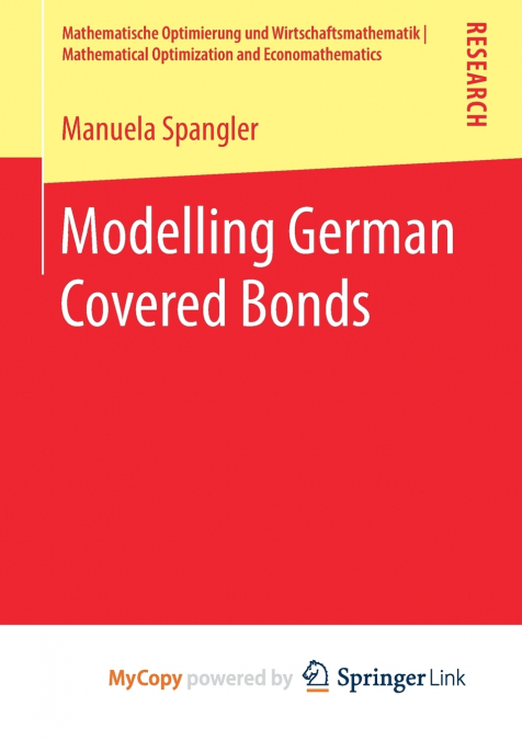 Modelling German Covered Bonds