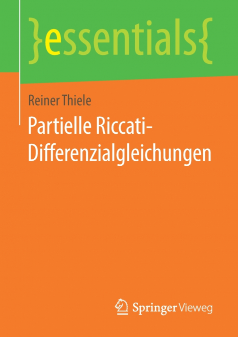 Partielle Riccati-Differenzialgleichungen