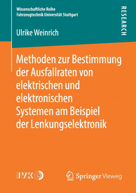 Methoden zur Bestimmung der Ausfallraten von elektrischen und elektronischen Systemen am Beispiel der Lenkungselektronik