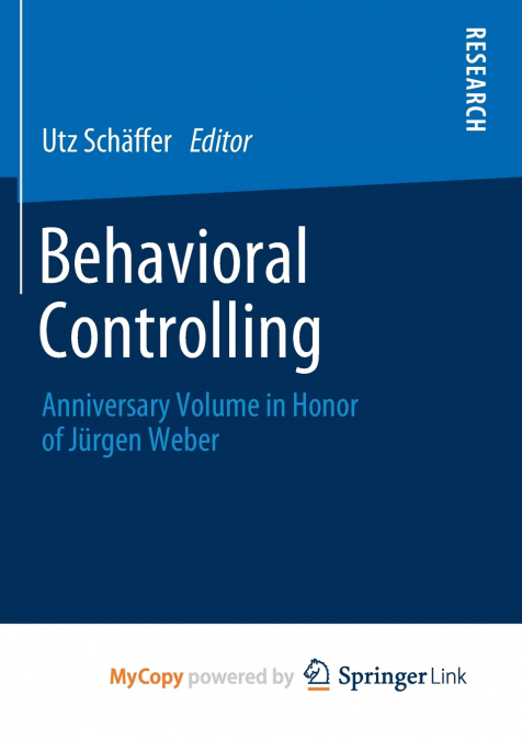 Behavioral Controlling