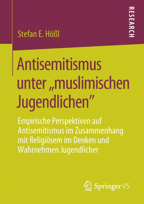 Antisemitismus unter ,,muslimischen Jugendlichen'