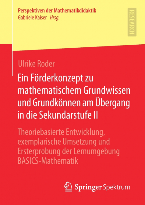 Ein Förderkonzept zu mathematischem Grundwissen und Grundkönnen am Übergang in die Sekundarstufe II