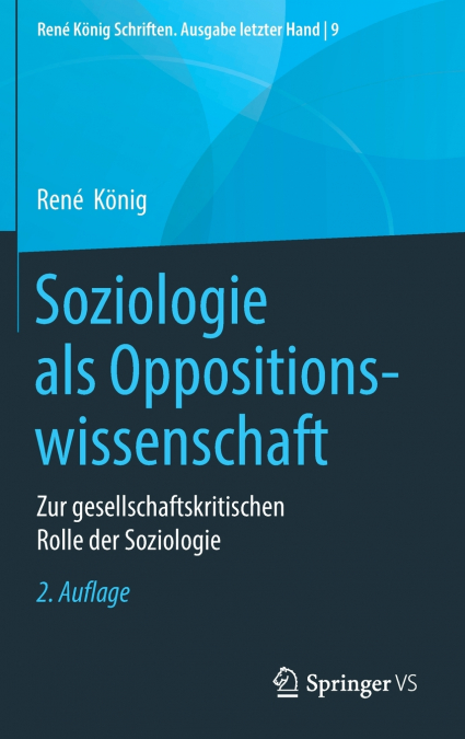 Soziologie als Oppositionswissenschaft