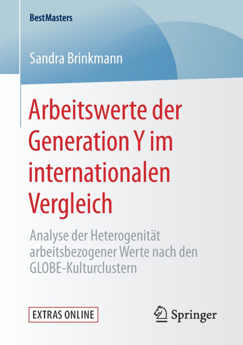 Arbeitswerte der Generation Y im internationalen Vergleich