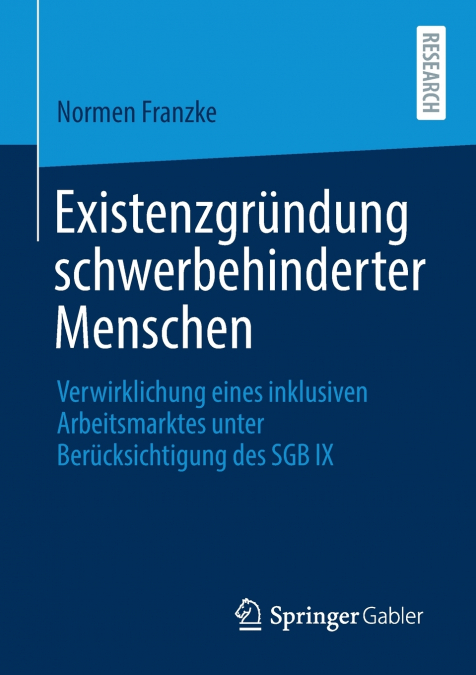 Existenzgründung schwerbehinderter Menschen
