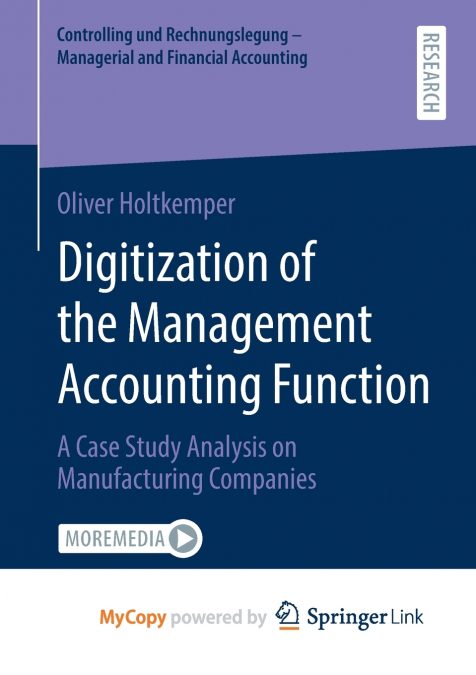 Digitization of the Management Accounting Function