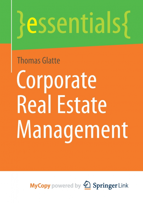 Corporate Real Estate Management