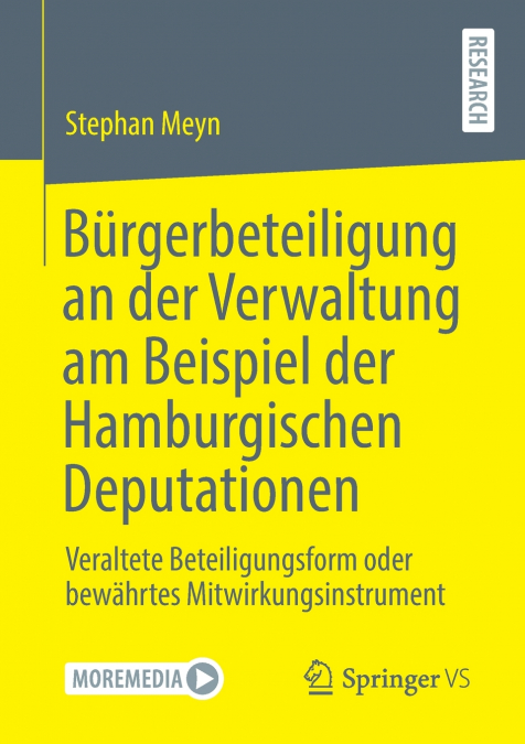 Bürgerbeteiligung an der Verwaltung am Beispiel der Hamburgischen Deputationen