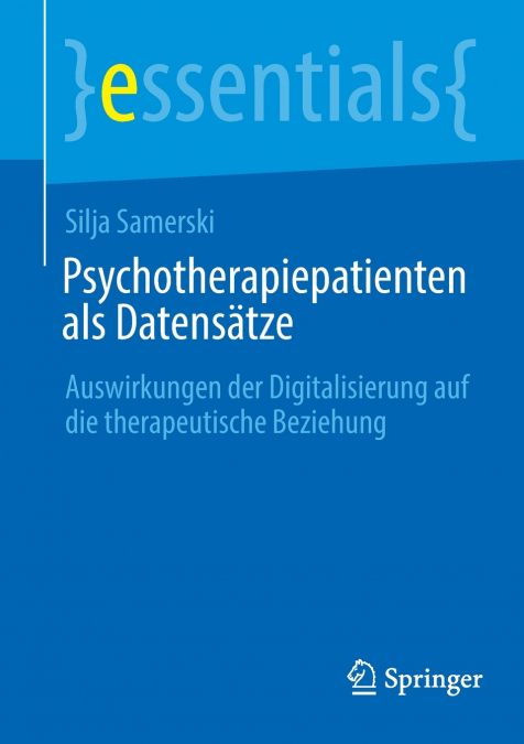Psychotherapiepatienten als Datensätze