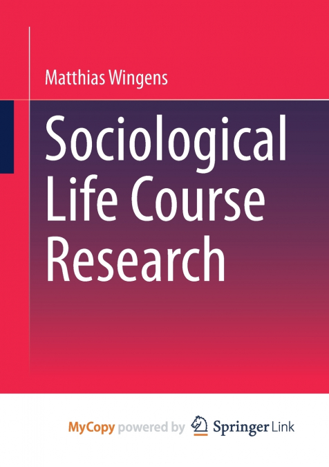 Sociological Life Course Research