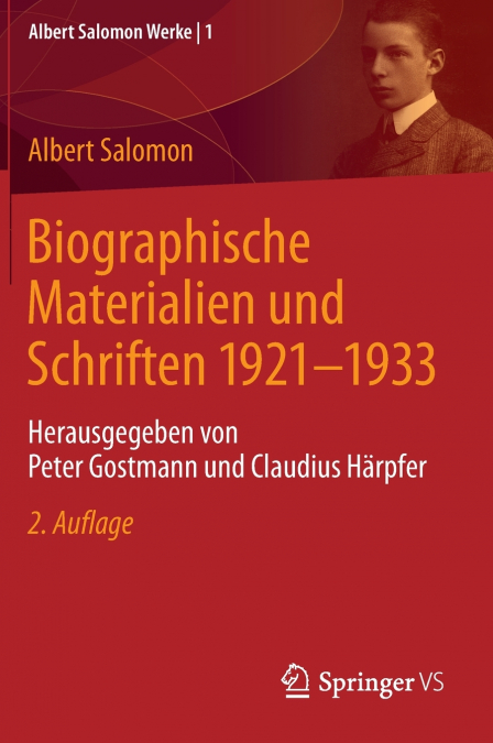 Biographische Materialien und Schriften 1921-1933