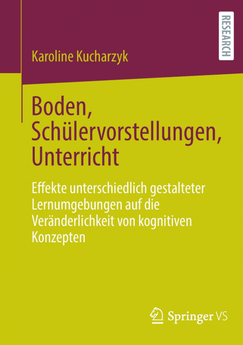 Boden, Schülervorstellungen, Unterricht