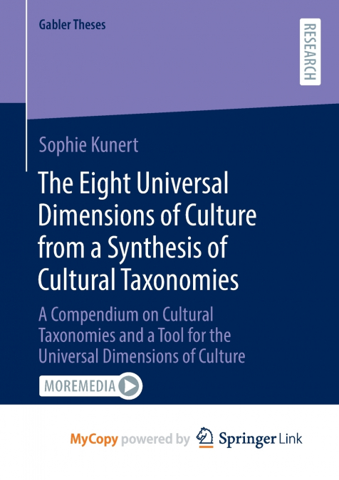 The Eight Universal Dimensions of Culture from a Synthesis of Cultural Taxonomies