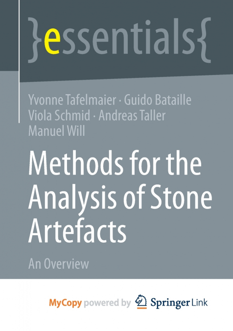 Methods for the Analysis of Stone Artefacts
