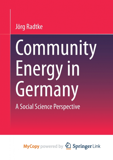 Community Energy in Germany