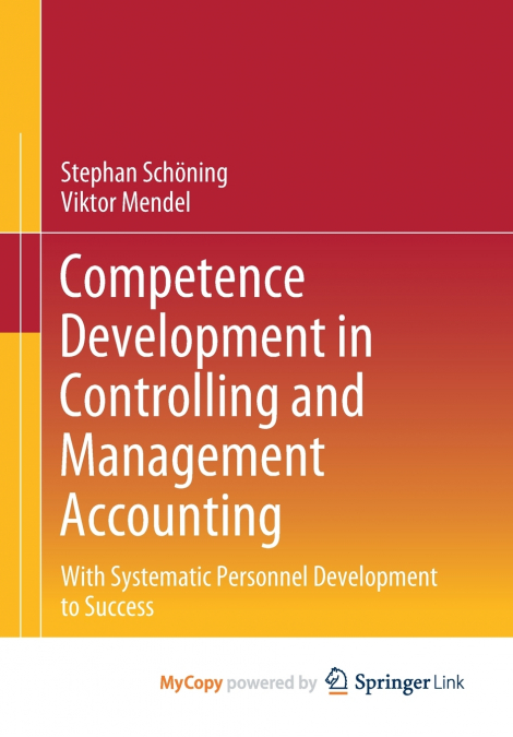 Competence Development in Controlling and Management Accounting