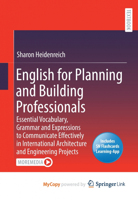 English for Planning and Building Professionals