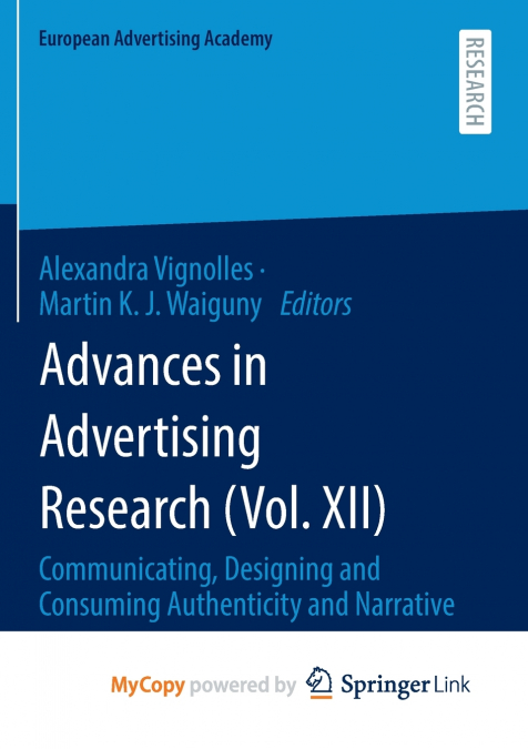 Advances in Advertising Research (Vol. XII)