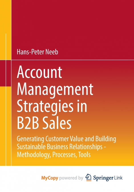 Account Management Strategies in B2B Sales