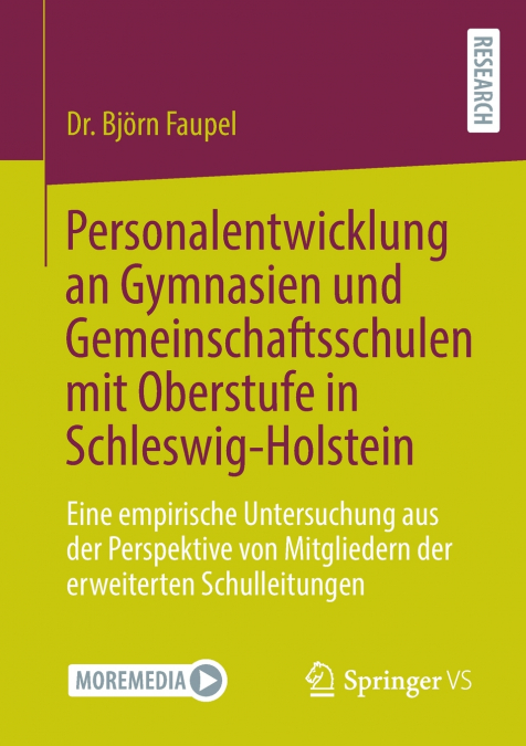 Personalentwicklung an Gymnasien und Gemeinschaftsschulen mit Oberstufe in Schleswig-Holstein
