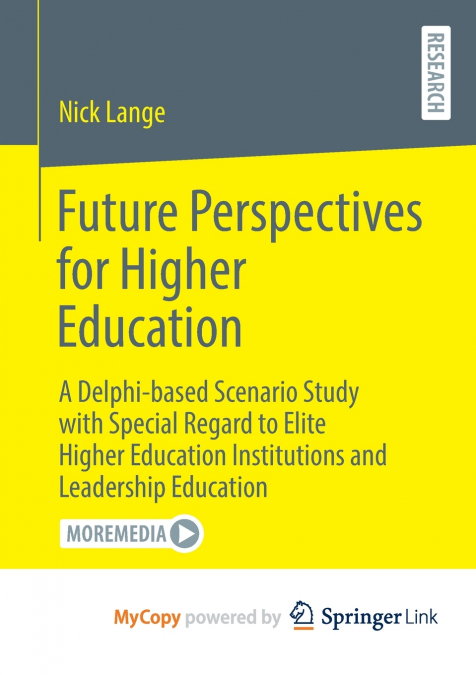 Future Perspectives for Higher Education