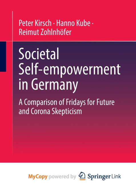 Societal Self-empowerment in Germany