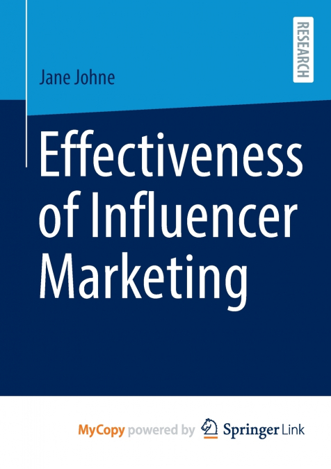 Effectiveness of Influencer Marketing