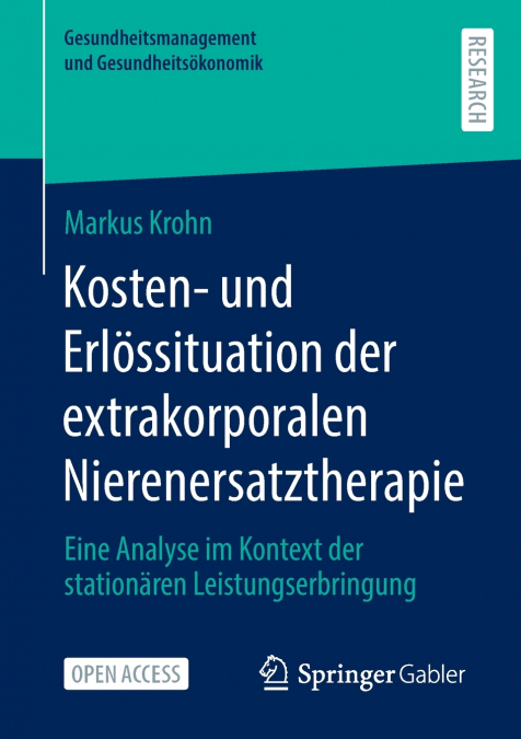 Kosten- und Erlössituation der extrakorporalen Nierenersatztherapie