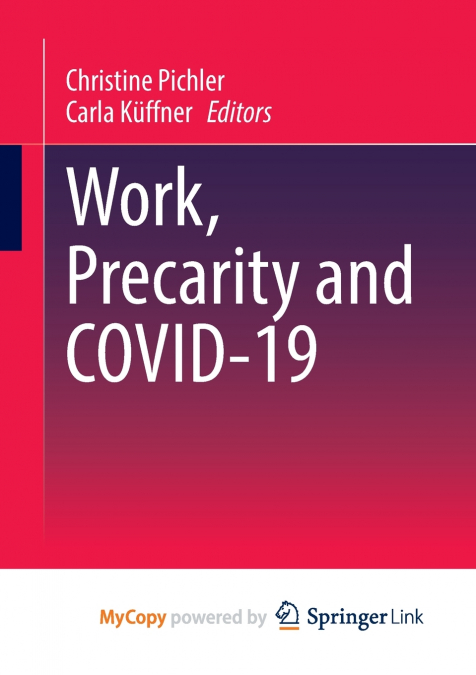 Work, Precarity and COVID-19