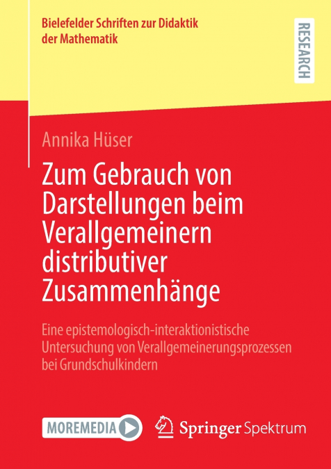 Zum Gebrauch von Darstellungen beim Verallgemeinern distributiver Zusammenhänge